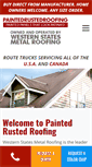 Mobile Screenshot of paintedrustedroofing.com